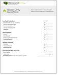 Home Only Expense Planner Form Thumbnail